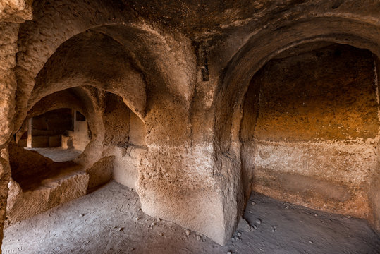 Artuklu, Mardin / Turkey June 10, 2018. Dara ( Anastasiopolis ) Ancient City , Mardin 