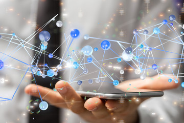 internet net and data digital concept.