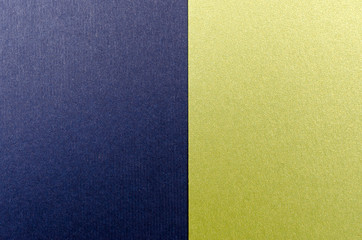 Fototapeta premium Blue and green paper texture background. Place for text. Two tones. Background for presentation.