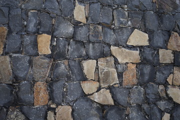 Texture of old rock wall for background
