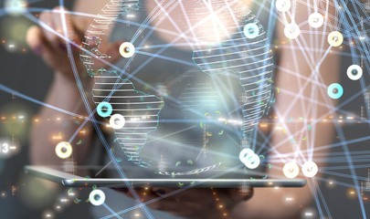 internet net and data digital concept.
