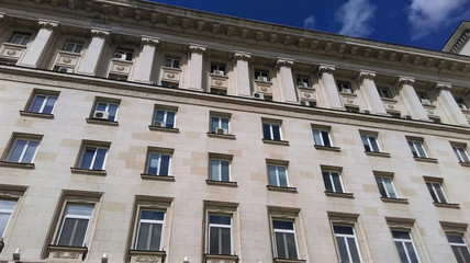 Fototapeta na wymiar Facade of a European building