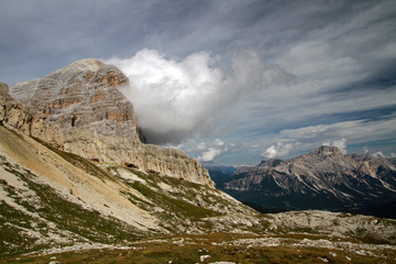 Tofana di Rozes  is a mountain of the Dolomites in the Province of Belluno, Veneto, Italy