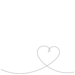 Valentines day heart background vector illustration