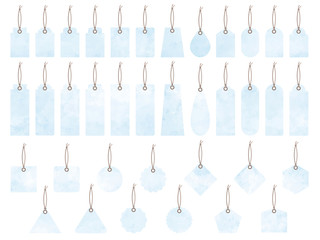 フレームセット＿タグ＿水彩風＿文字なし