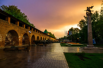 Nizhny Novgorod Kremlin after the rain
