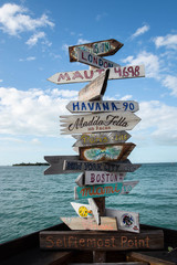 Southernmost point Key West - obrazy, fototapety, plakaty