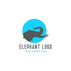 Vector Elephant Sign Logo Design