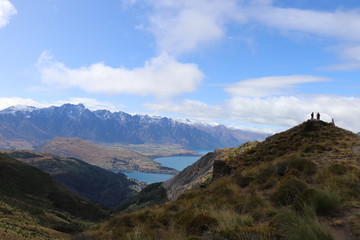 Vue sur Queenstown et le mont Doucle Cone