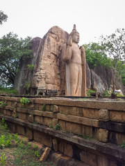Fototapeta na wymiar The Avukana Buddha statue