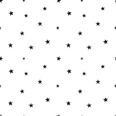 Vector seamless star pattern, star quote, saying, retro, wedding, vintage, greeting card, web template.
