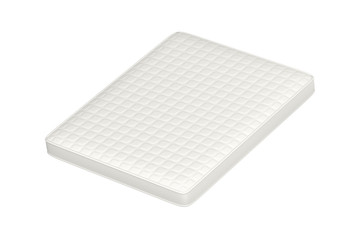 Mattress isolated on white.