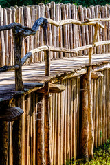 Obraz premium old wooden fence