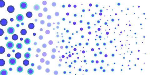 Various multicolored vector layout with circle shapes. Blurred decorative design in abstract style with bubbles. Template for your book. Vector illustration