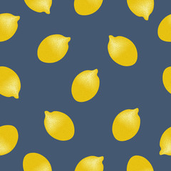 bright sunny lemons on a gray background food vitamins sour