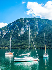 sailboat at a lake