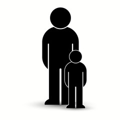 Pack of flat style people, family, couple, crowd icons isolated on white. Black infographics teamwork, leadership, personality, revolution, election, turn, administration, management concept. Vector