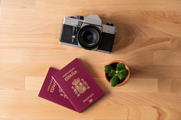 Waiting for a trip with you camera and passport