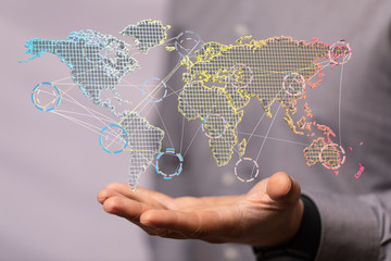 Structure of world economy, communication network..