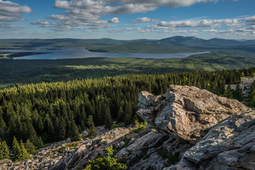 Ural mountains ridge zyuratkul