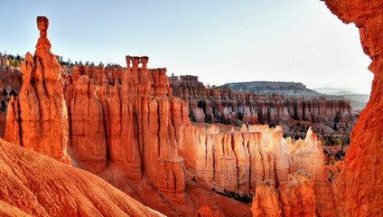 Bryce Canyon National Park Utah unique hoodoos scenic desert landscape panorama USA