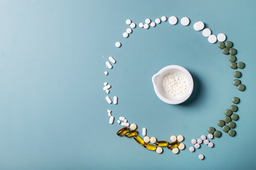 Medical pills and capsules