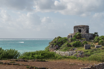 Fototapeta premium Mayan ruins in Tulum