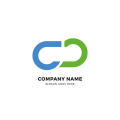 Creative Chain vector logo icon design template. Abstract logotype concept element sign shape.