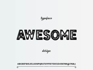 Font. alphabet Script .Typeface handcrafted handwritten vector label design old style. vintage Hand Drawn.Retro Typography.Vector Illustration