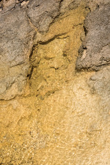 Textured rock