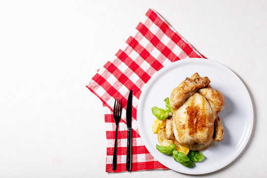 Cooked whole chicken