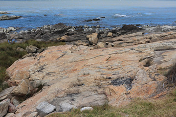 The beauty of the sea of ​​Montevideo in Uruguay.