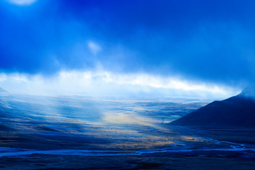 amazing campo imperatore stormy day