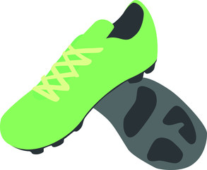 football boots realistic vector illustration