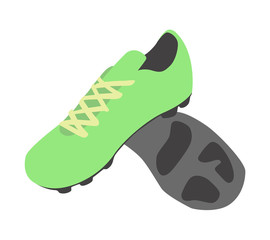 football boots realistic vector illustration