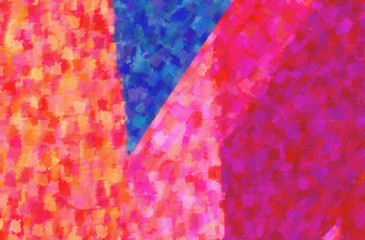 red and blue Dry Brush Oil Paint paint background.
