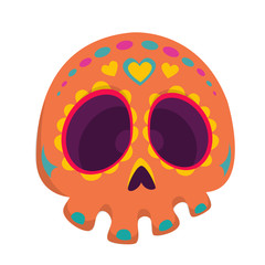 Fototapeta premium Day of the dead vector illustration set
