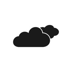 cloud icon in trendy flat style