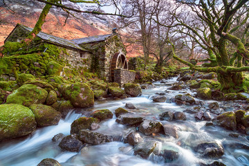 An ancient water mill on the banks of Combe Gill © Helen Hotson