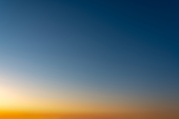 clear sky at sunrise background