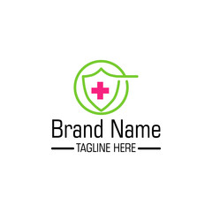 protective and health logo template