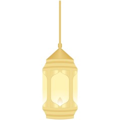 Ramadan Lantern Design in Set for Creative Concept of  Islamic Celebration.