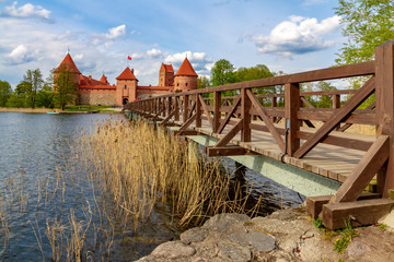 Naklejka na ściany i meble Trakai Castle, Lithuania – 2019, May