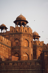 Red Fort details in New Delhi, India