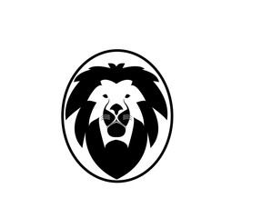 lion head logo vector design