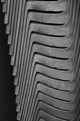 car, tire, tyre, rubber, wheel, automobile, black, pattern, texture, new, tread, auto, vehicle, road, abstract, closeup, transportation, object, tires, white, isolated, track, close-up, metal, transpo