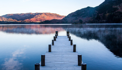 Ulswater Jetty on an Autumn Morning