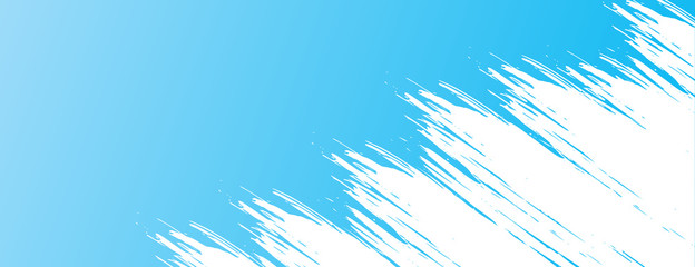 abstract brush blue and white background