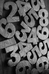 Background of numbers. from zero to nine. Numbers texture. Finance data concept. Mathematic....