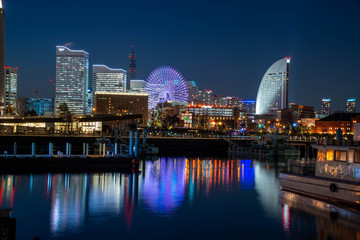 みなとみらいの夜景